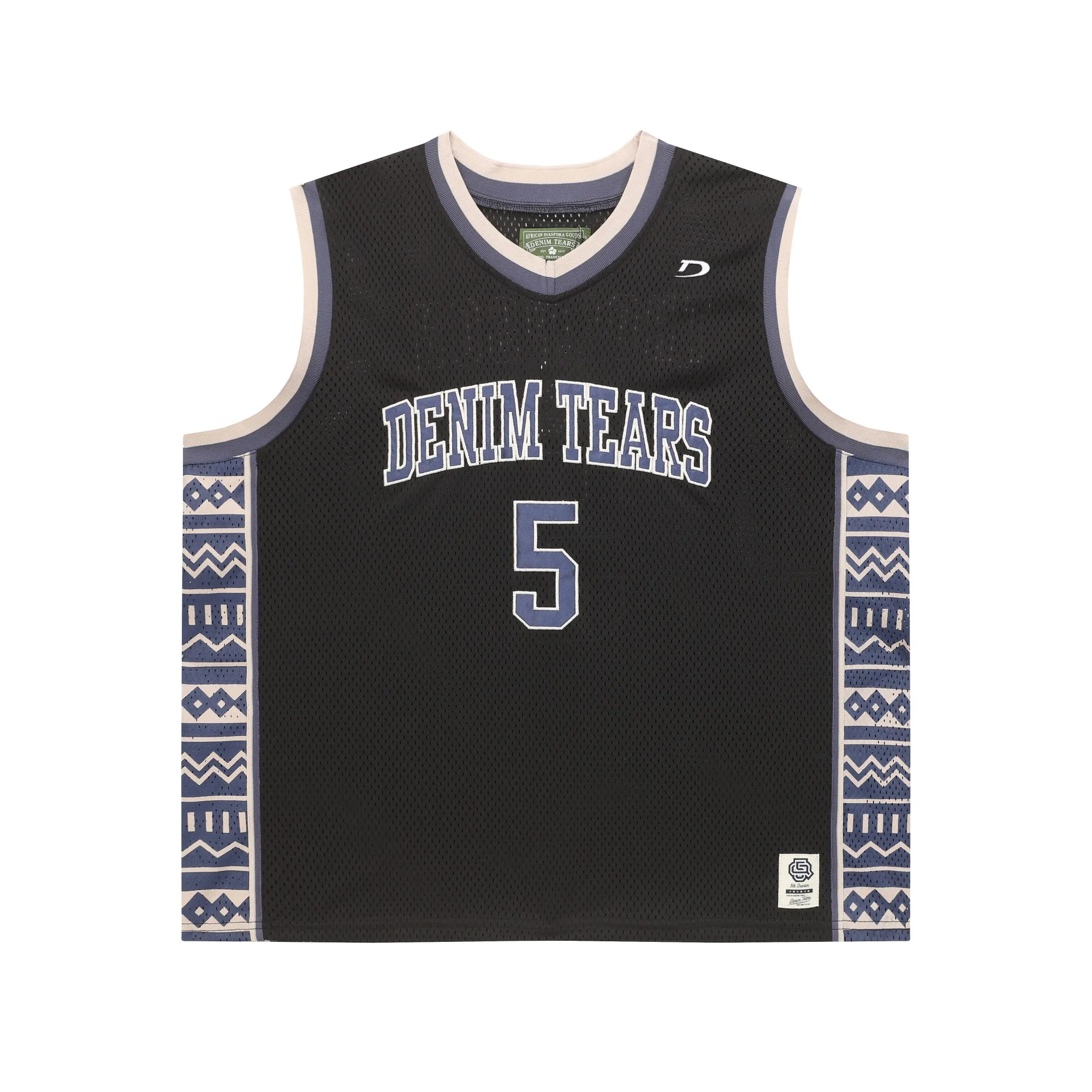 P116 8805 DENIM TEARS kapok European and American fashion brand high quality new vest tennis suit color black white size S-XL